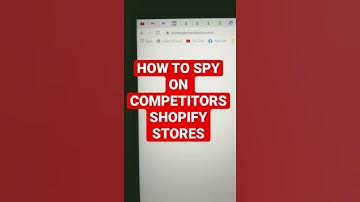 Thumbnail of SHOPIFY DROPSHIPPING: HOW TO SPY ON COMPETITORS STORES