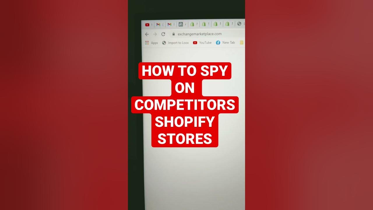 SHOPIFY DROPSHIPPING: HOW TO SPY ON COMPETITORS STORES