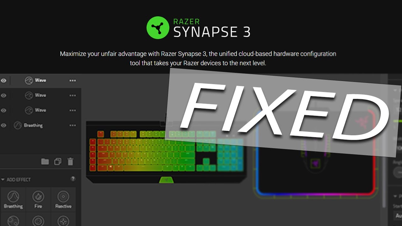 FIX: Razer Synapse won't open or fails to start in Windows 10/11 - YouTube