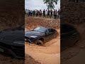 Lamborghini Urus vs Deep Mud Pit | Can a Super SUV Escape? #offroad #floodedroad #muddrive