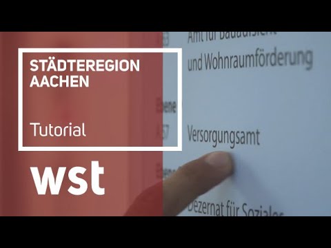 Städteregion Aachen | Schwerbehindertenausweis | Tutorial | 2016 | WST Web Serviceteam