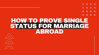 How to Prove Single Status Video