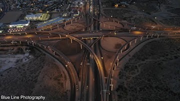 Loop 375 & I10 merge in El Paso, Tx