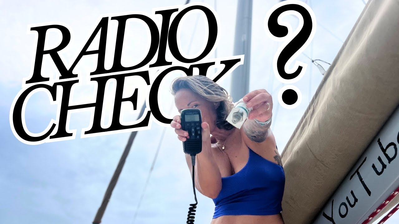 ⁣60 Feet Up! Fixing our VHF at the Top of the Mast ep109   HD 1080p