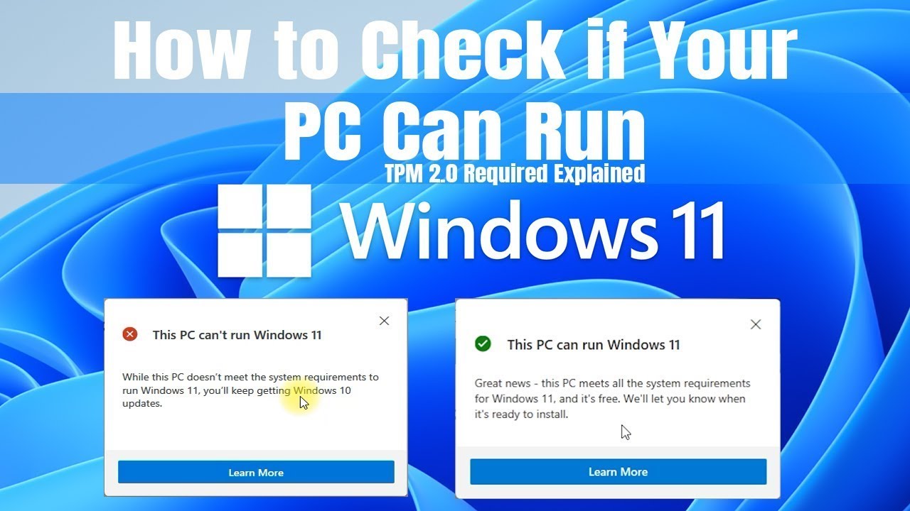 How To Check Windows 11 Compatibility For Your Laptop Or Pc. - YouTube