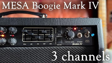 MESA Boogie Mark IV demo - all channels
