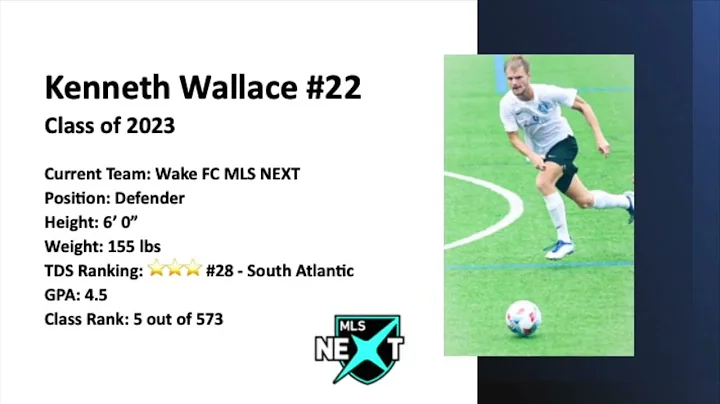 Kenneth Wallace (MLS NEXT Defender) College Soccer...
