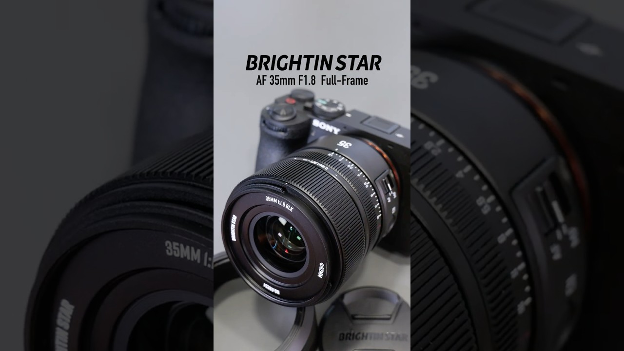 Brightin Star AF 35mm F1.8 Full-Frame Lens - YouTube