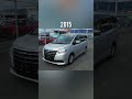 Evolution of Toyota Noah ( 2001 - 2022 )#shorts