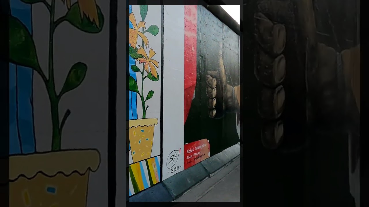 Graffiti art Berlin wall East Side Gallery 