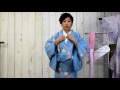 きもの京小町 女優 こばやしあきこ（きものん）ひとりで出来る着物の着つけ動画 着物編