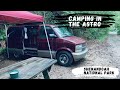 Mountain Camping and Cooking - Van Life Living  (Chevy Astro Van Part 1)