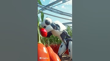 😱Rabies in the greenhouse, ai robot glitched  #ai #airobot #aiart #edit