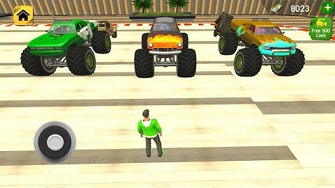 Impossible Mega Ramp 3D Monster Car Mega Ramp Car Gameplay Part 1