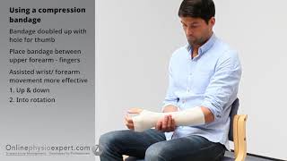 Forearm muscle compression L