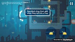Lode Runner 1. Stage 16. Walkthrough.