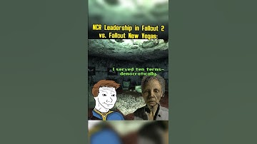 NCR Leadership in Fallout 2 vs. Fallout New Vegas: #fallout #memes #shorts