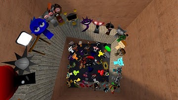 Nightmare Sprunki Nextbot Chase me in Maze Gmod !