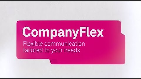 Set up CompanyFlex (SIP trunk) yourself - explained step by step