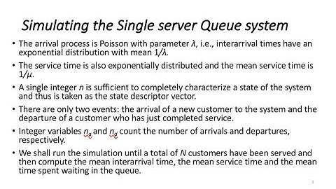 Simulating the Single server Queue system in #Java