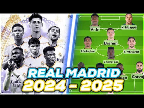 BELLINGHAM en 8, ARDA GULER ou BRAHIM TITULAIRE ? Composition du REAL MADRID 2024 - 2025 !