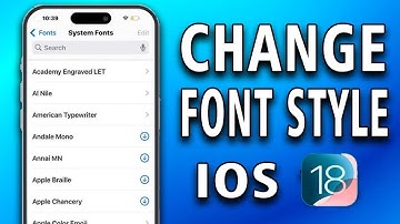 How To Change Font Style on iOS 18 (easy tutorial)