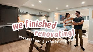 We finished renovating!! 🥳 | BASEMENT RENOVATION ep 16