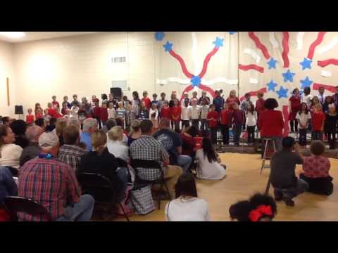 Kings Chapel Elementary School 2nd & 3rd grade Veterans' Day Program 2016