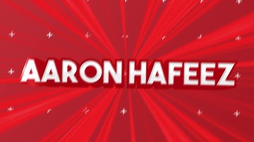 Aaron Hafeez | My Personal Intro | Insp. ADMJ707