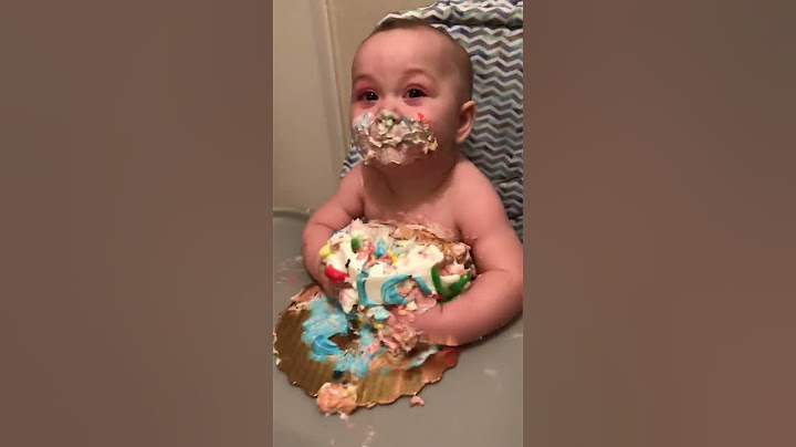 Son's First Birthday Smash Cake || ViralHog
