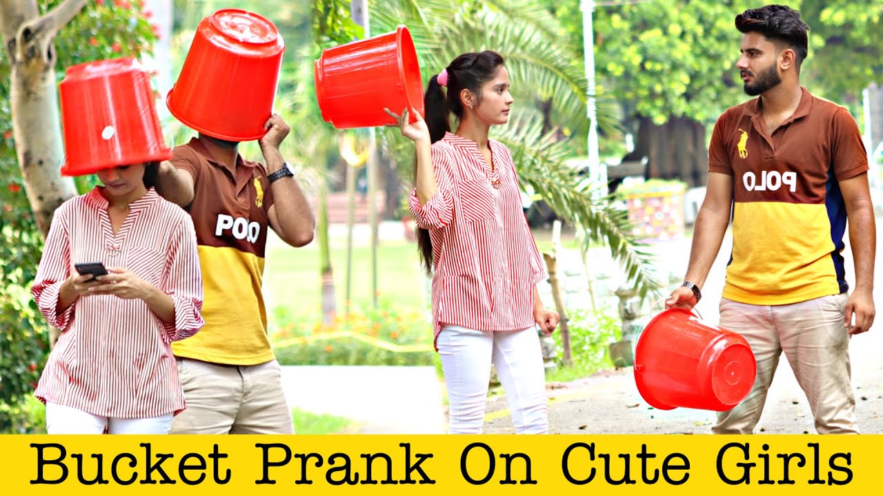 Throwing Bucket on Strangers Prank @That Was Crazy