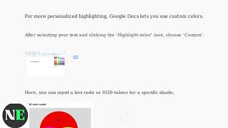 How To Change Text Background Color In Google Docs – Highlight & Custom Colors
