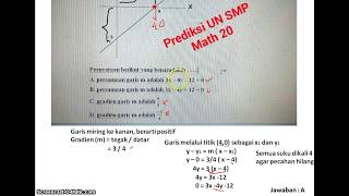 #smp nomor 16 - 20 latihan soal un matematika smp 2018