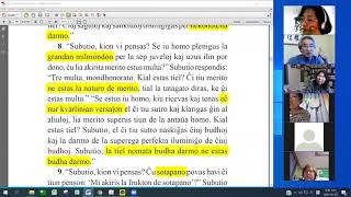 03 | La Diamanta Sutro 08-10 | 에스페란토 금강경 08-10장 공부 (zoom)