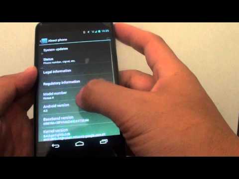 Google Nexus 4: How to Find an IP Address