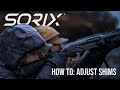 Sorix  how to adjust shims