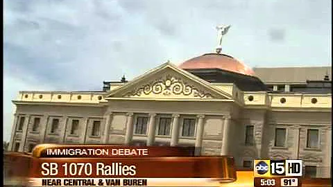 Protesters march against SB 1070