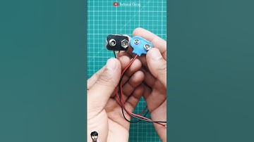 9v Battery Hacks |9v BatteryConnector | How to Make 9v Battery Connector