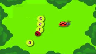 Caterpillar count Kids Game Learning Counting Number