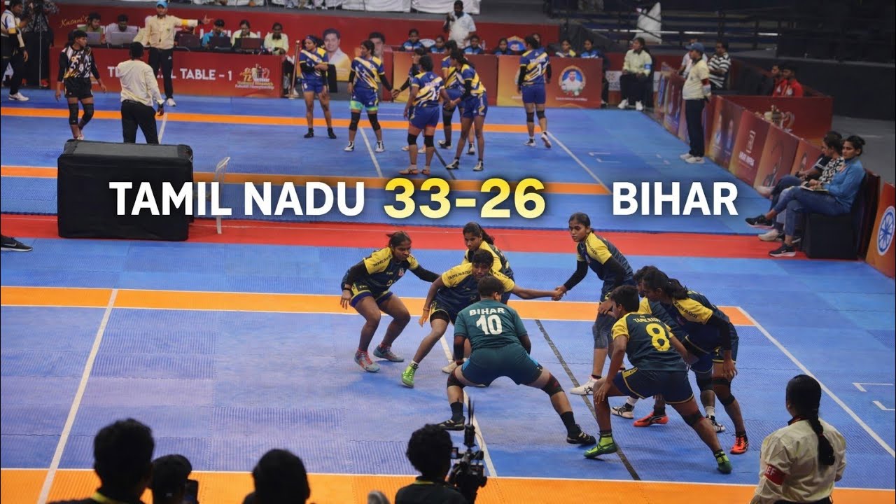Tamil Nadu vs Bihar Full Match | 72nd Senior National Women’s Kabaddi Championship 2026 