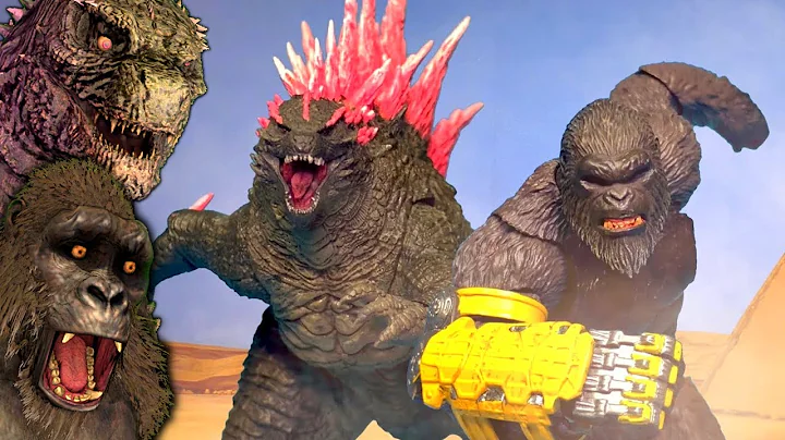 Godzilla x Kong MOVIE But Stop Motion