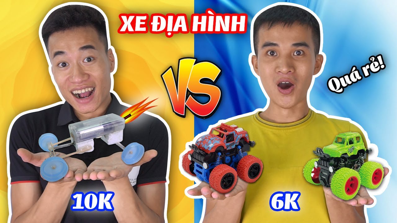 Vua Chế Tạo - Làm Xe Đua Địa Hình Bằng Nắp Chai Nhựa & Xe Địa Hình Xịn Sò  6K Mua Ở Shopee - Youtube