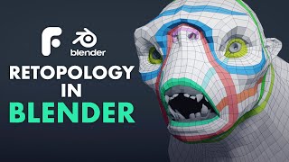 Retopo in Blender - Retopologizing the Face