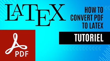 convert pdf to latex