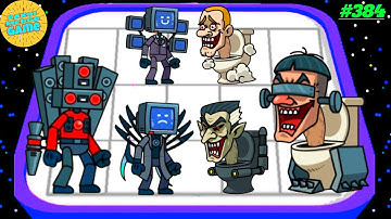 Merge War: Monster Skibidi Toilet, Titan Cameraman & Speakerman Defence Strategy Gameplay