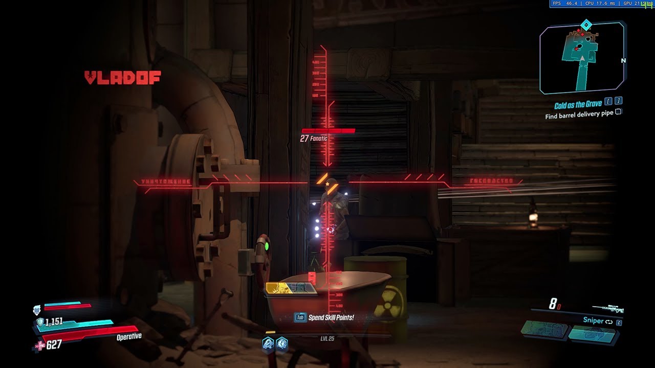 Cold as the Grave Secure the area, Destroy barrel and Defeat Aurelia