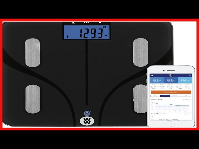 WW Bluetooth (Smart) Body Analysis Scale-Conair-Weight/Fat/Water