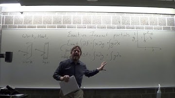 Lecture 5- Exact vs. Inexact differentials and Work