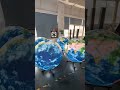 LED Sphere rigging on the Roof!🌍 #ledsphere #visualart #leddisplay #pixelart #eventtech #amazing