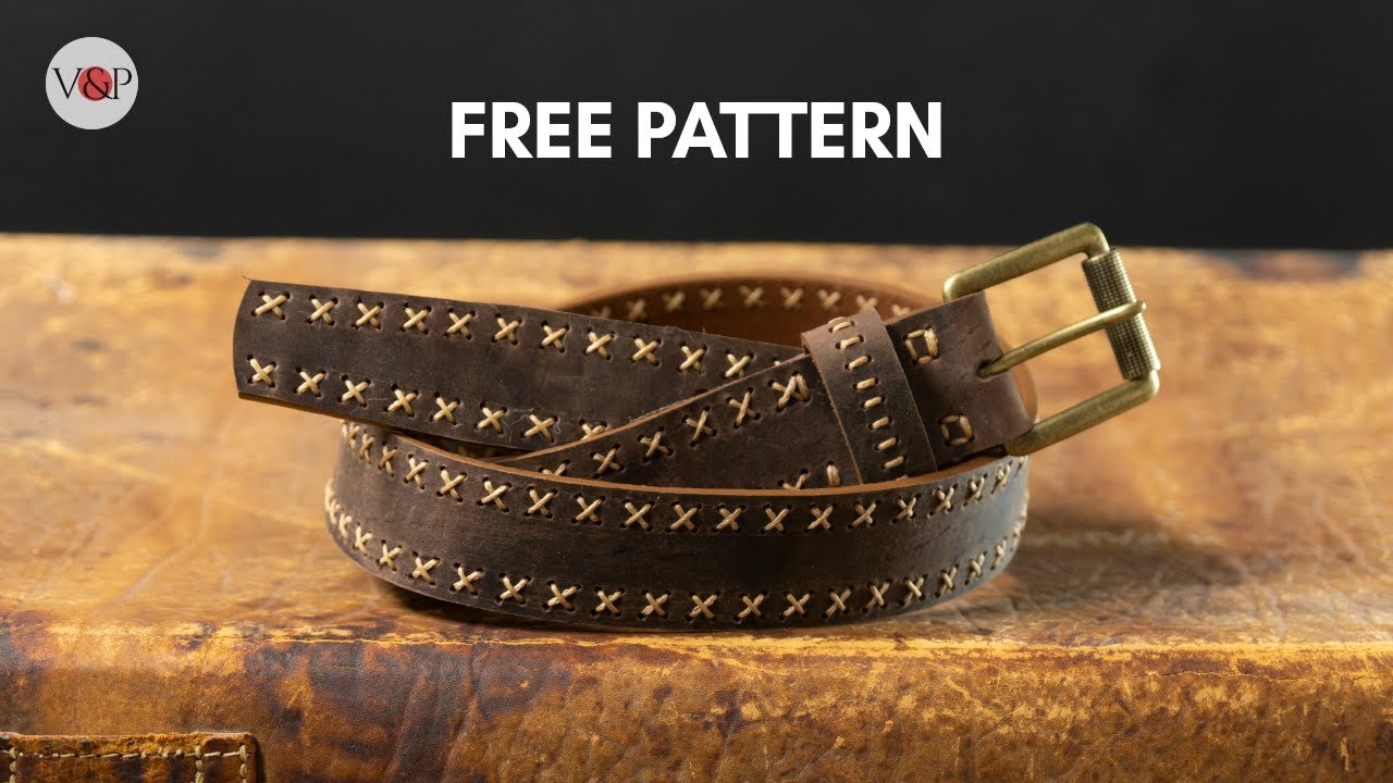 Leather Belt FREE PDF Pattern 